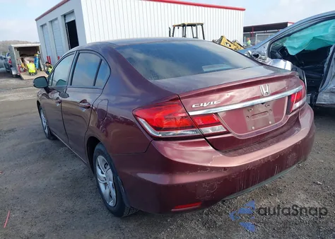 2013 Honda Civic Lx z USA, uszkodzony, nr VIN 2HGFB2F51DH600967
